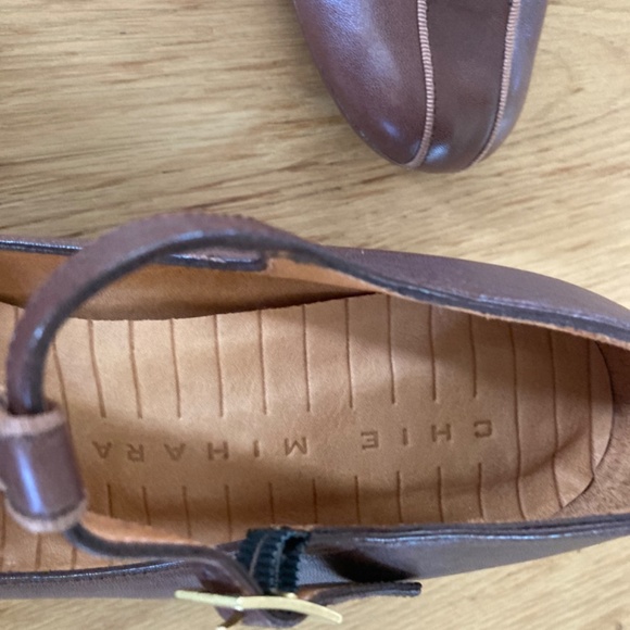 Chie Mihara Brown T-Strap Heels - Picture 7 of 12